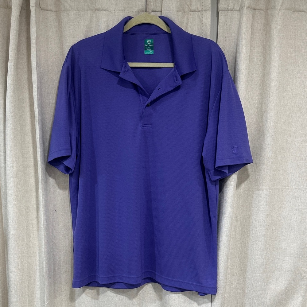 Vibrant Purple Men's Polo Shirt